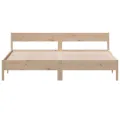Cadre de lit avec tête de lit 180x200 cm bois de pin massif