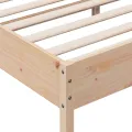 Cadre de lit avec tête de lit 180x200 cm bois de pin massif