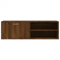 Meuble TV chêne marron 120x34x37 cm bois d'ingénierie