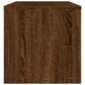 Meuble TV chêne marron 120x34x37 cm bois d'ingénierie