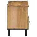 Meuble TV 100x33x46 cm bois massif de manguier