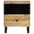 Tables de chevet 2 pcs 40x33x46 cm Bois de manguier solide