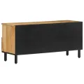 Meuble TV 100x33x46 cm bois massif de manguier