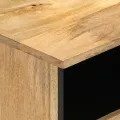 Meuble TV 100x33x46 cm bois massif de manguier