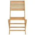 Chaises pliables de jardin 4 pcs bois massif d'acacia