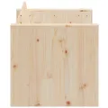 Canapé de jardin 2 places 134x60x62 cm bois de pin massif