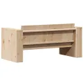 Canapé de jardin 2 places 134x60x62 cm bois de pin massif