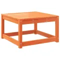 Repose-pied de jardin avec coussins bois massif de pin