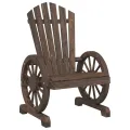 Chaises de jardin Adirondack 2 pcs bois de sapin massif