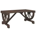 Table basse de jardin 90x50x40 cm bois de sapin massif