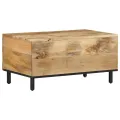 Table basse 80x50x40 cm bois de manguier massif