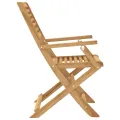 Chaises pliables de jardin 4 pcs bois massif d'acacia