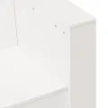 Canapé de jardin blanc 79x60x62 cm bois de pin massif