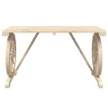 Table de jardin 115x55x65 cm bois de sapin massif