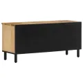 Meuble TV 100x33x46 cm bois massif de manguier