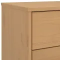 Table de chevet OLDEN marron bois de pin solide
