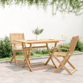 Table pliable de jardin 120x70x75 cm bois d'acacia solide