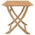 Table pliable de jardin 120x70x75 cm bois d'acacia solide