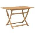 Table pliable de jardin 120x70x75 cm bois d'acacia solide