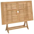 Table pliable de jardin 120x70x75 cm bois d'acacia solide
