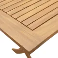 Table pliable de jardin 120x70x75 cm bois d'acacia solide