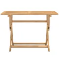 Table pliable de jardin 110x55x75 cm bois d'acacia solide