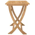 Table pliable de jardin 110x55x75 cm bois d'acacia solide