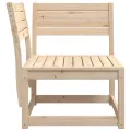 Canapé d'angle de jardin 73x73x78cm bois pin massif
