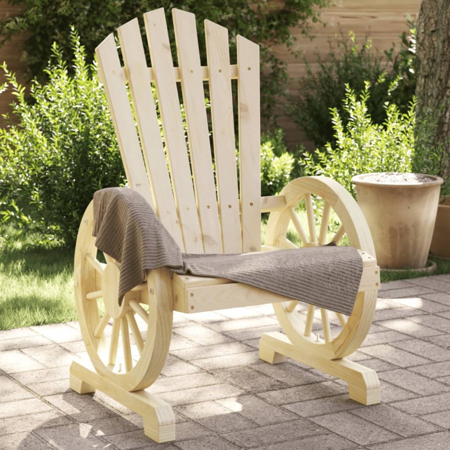 Chaises de jardin Adirondack 2 pcs bois de sapin massif