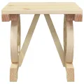 Repose-pied de jardin 40x36,5x38,5 cm bois massif sapin