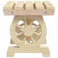 Repose-pied de jardin 40x36,5x38,5 cm bois massif sapin
