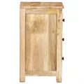 Table de chevet 45x35x60 cm Bois de manguier massif