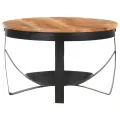 Table basse Ø68x43 cm Bois d'acacia solide