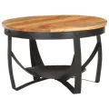Table basse Ø68x43 cm Bois d'acacia solide