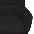 Chaise de relaxation Noir Velours