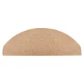 Tapis d'escalier auto-adhésifs 10 pcs beige 65x22,5x3,5 cm