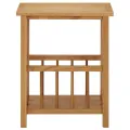 Table à revues 45x35x55 cm Bois de chêne solide