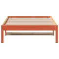Lit de jour cire marron 90x200 cm bois de pin massif