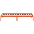 Lit de jour cire marron 90x200 cm bois de pin massif