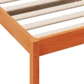 Lit de jour cire marron 90x200 cm bois de pin massif