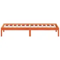 Lit de jour cire marron 90x190 cm bois de pin massif