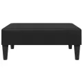 Repose-pied noir 77x55x31 cm similicuir