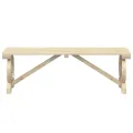 Bancs de jardin 2 pcs bois de sapin massif