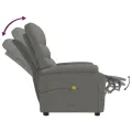 Fauteuil de massage Gris foncé Tissu