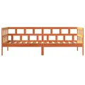 Lit de jour cire marron 90x200 cm bois de pin massif