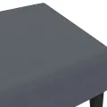 Repose-pied gris foncé 77x55x31 cm velours