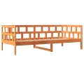 Lit de jour cire marron 80x200 cm bois de pin massif