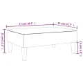 Repose-pied vert foncé 77x55x31 cm velours