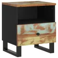 Tables de chevet 2 pcs Bois de récupération et d'ingénierie