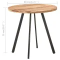 Table de salle à manger 80 cm Bois d'acacia solide